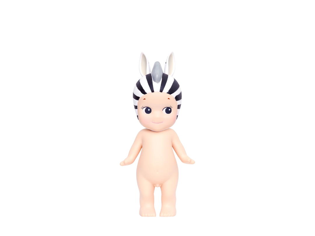 Sonny angel (เช็คการ์ด) Sonny Angel Zebra (Mini Figure Regular Animal Series 3)