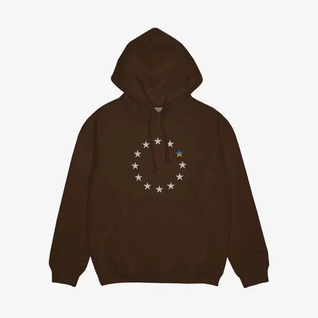 Souvenir Official Souvenir Official x Dust EUkraine Hoodie Brown - view 1