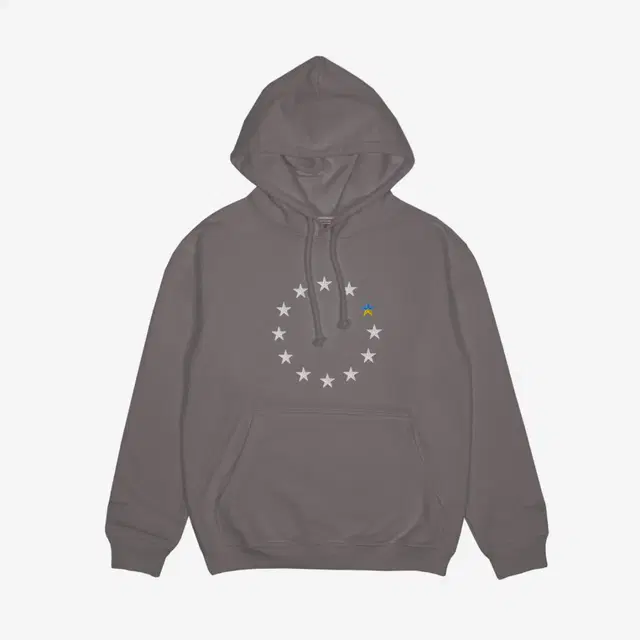 Souvenir Official Souvenir Official x Dust EUkraine Hoodie Dark Grey - view 1