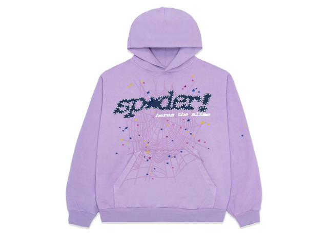 Sp5der Sp5der Acai Hoodie Purple - view 1