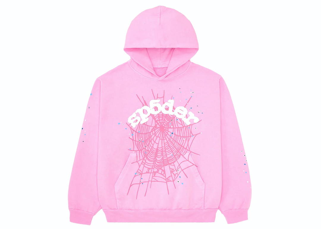Sp5der Sp5der OG Web Hoodie Pink