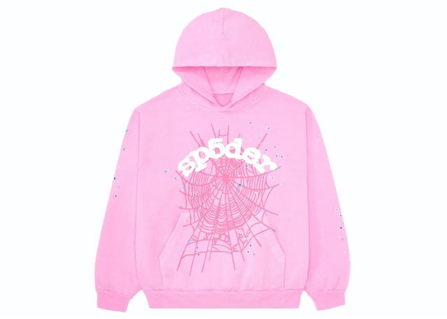 Sp5der Sp5der OG Web Hoodie Pink - view 1