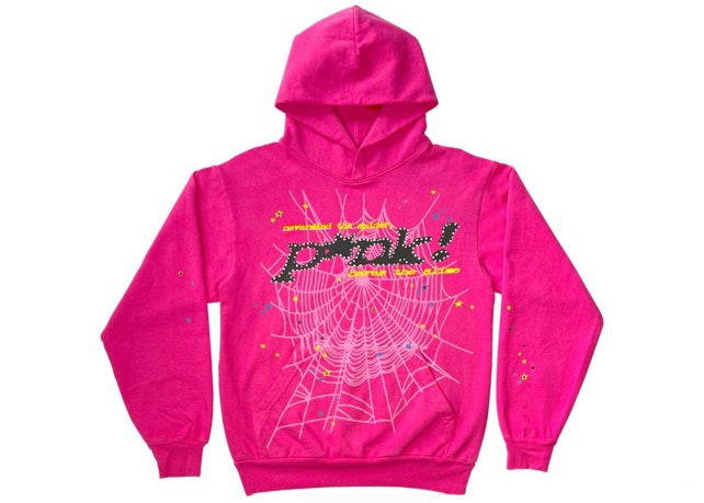 Sp5der Sp5der P*NK Hoodie Pink