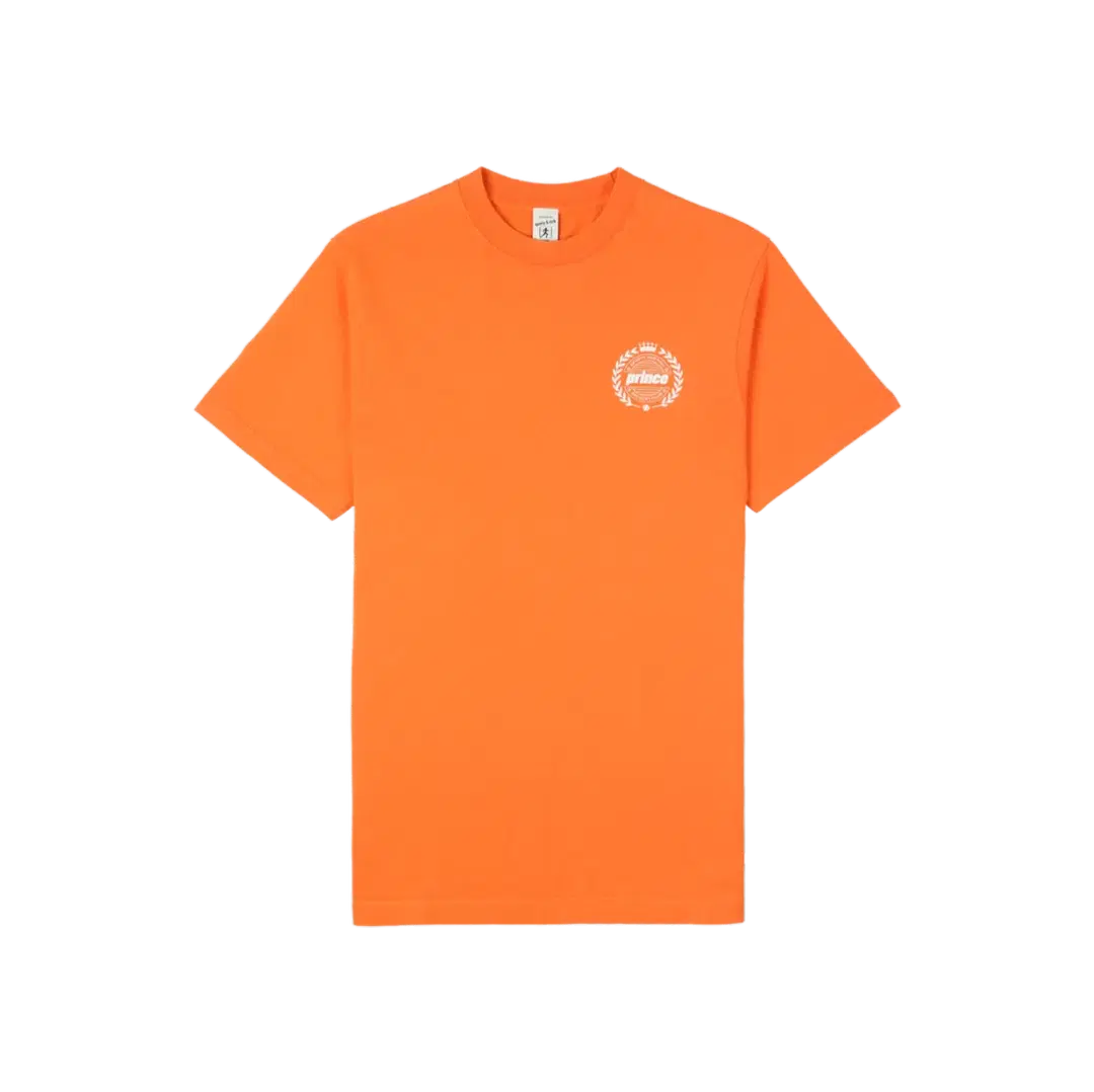 Sporty & Rich Sporty & Rich Prince Crest T-Shirt Orange