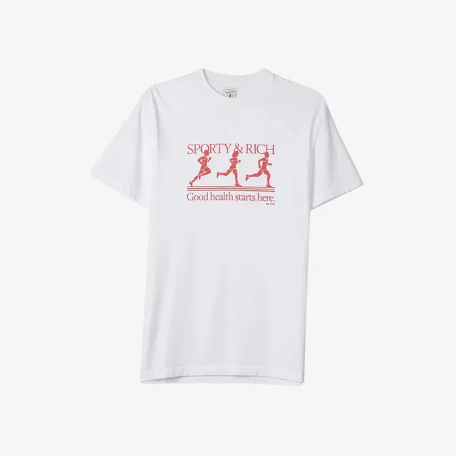 Sporty & Rich Sporty & Rich Runner T-Shirt White - view 2