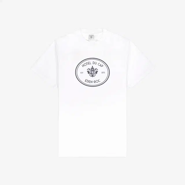Sporty & Rich Sporty & Rich x Hotel Du Cap-Eden-Roc Eden Crest T-Shirt White Navy - view 1