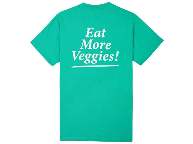 Sporty & Rich SPORTY & RICH Eat Veggies T-Shirts Tropical & White - view 2