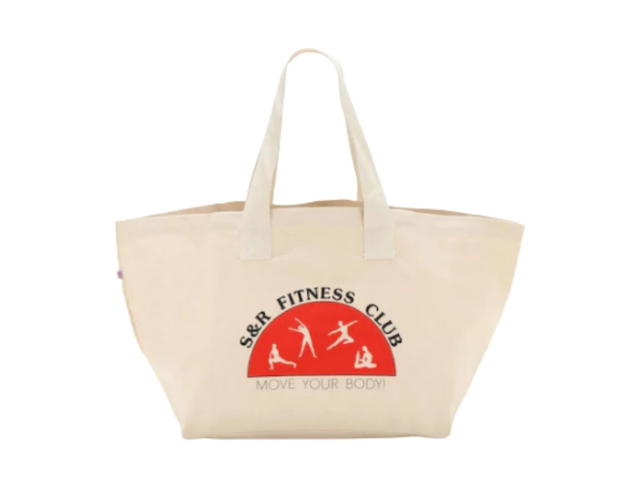 Sporty & Rich SPORTY & RICH Fitness Club Cotton Tote Bag - view 1