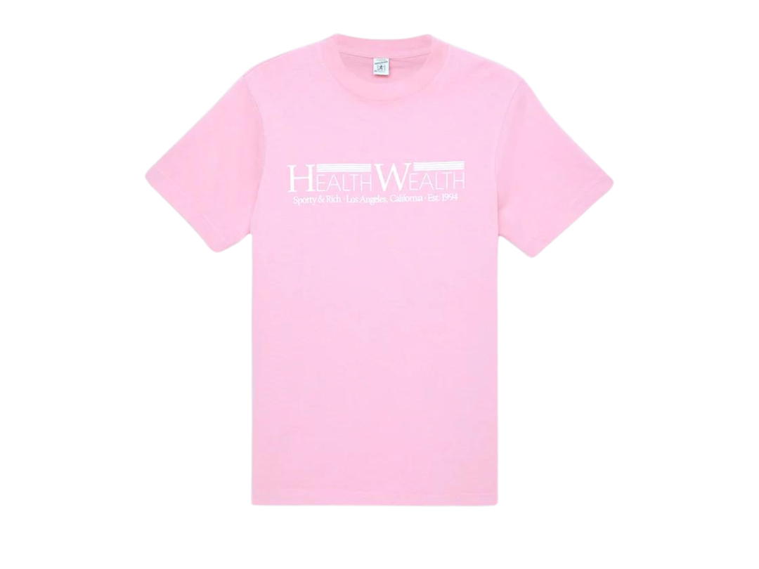 Sporty & Rich Sporty & Rich Health Wealth 94 T-Shirt Sweet White