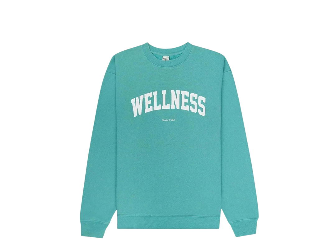 Sporty & Rich Sporty & Rich Wellness Ivy Crewneck Sweatshirt Faded Teal