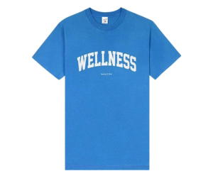 Buy Sporty & Rich Wellness Ivy T-Shirt Royal Blue White at Sasom – Authentic and Ready to Ship