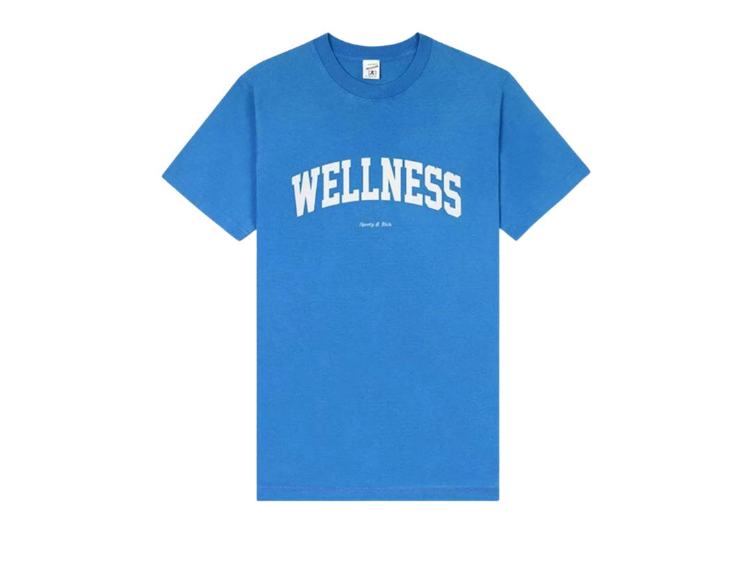Sporty & Rich Sporty & Rich Wellness Ivy T-Shirt Royal Blue White
