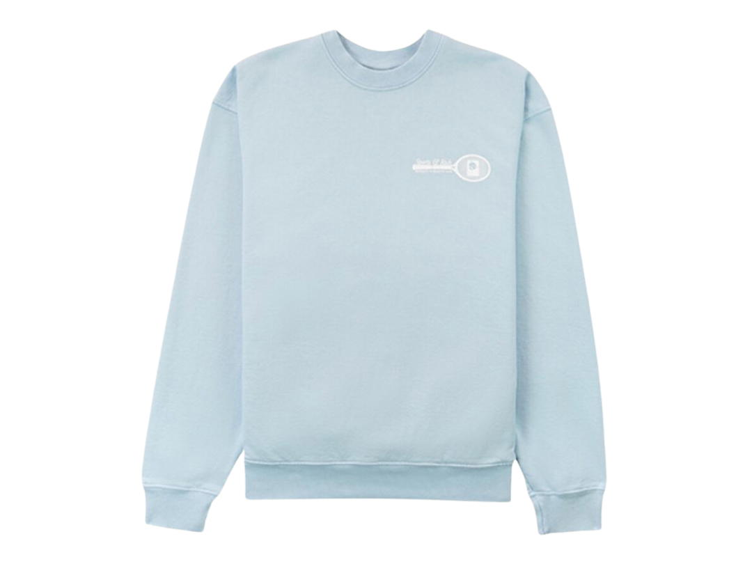 Sporty & Rich Sporty&Rich Mini Racquet Crewneck Baby Blue