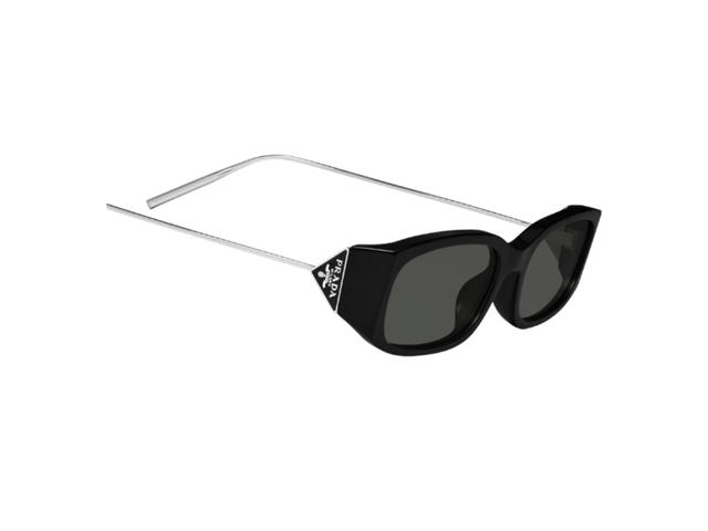Prada Prada X Gentle Monster 1 01 Eyeglasses Black Slate Gray Lens - view 3