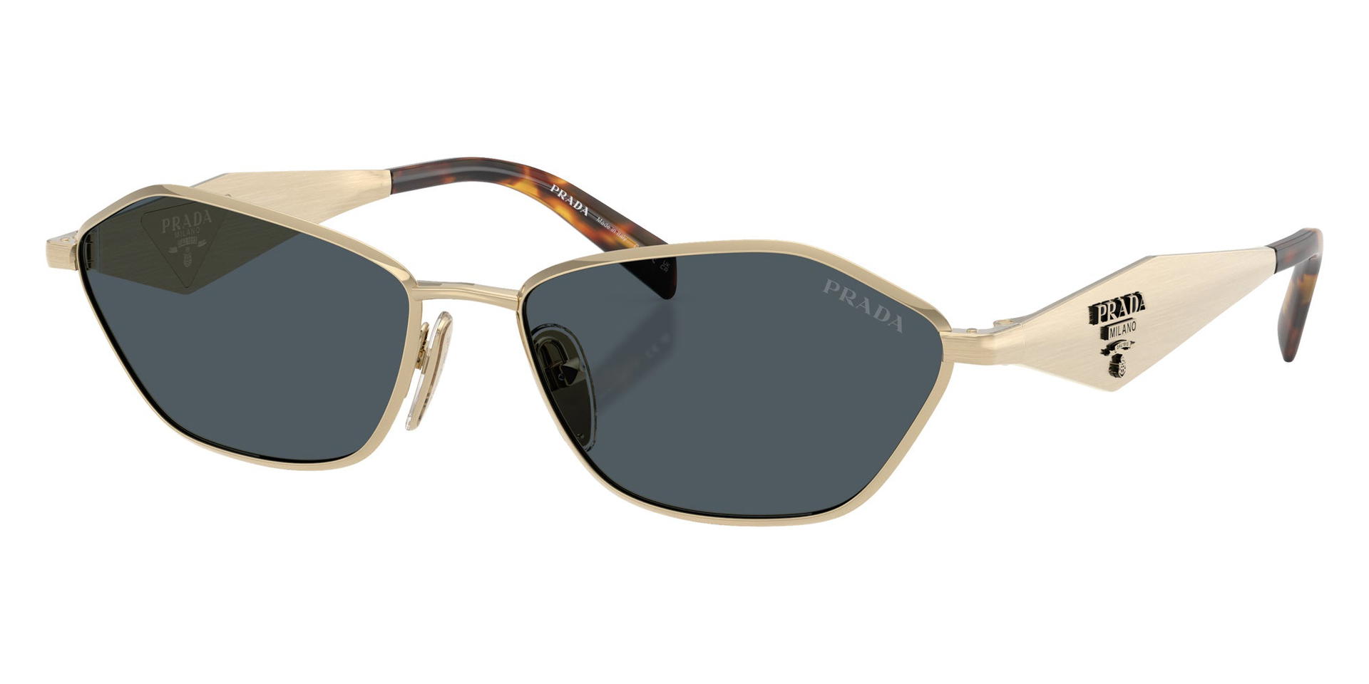 Prada Prada PR D50S Sunglasses Dark Grey Graphite Lenses