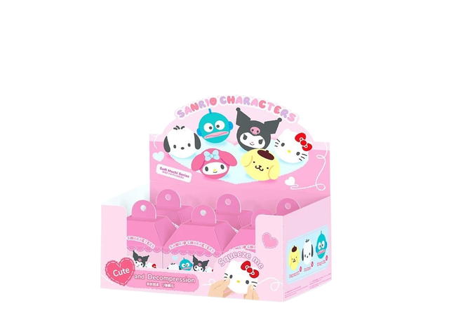 Sanrio Sanrio Soft Mochi Plushie Squishy Charm Blind Box Whole Set - view 1