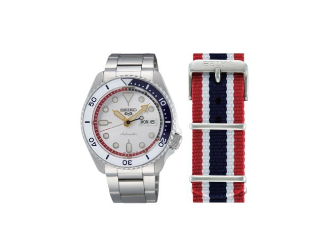Seiko Seiko 5 Sports Thailand Limited Edition White Tricolor - view 2