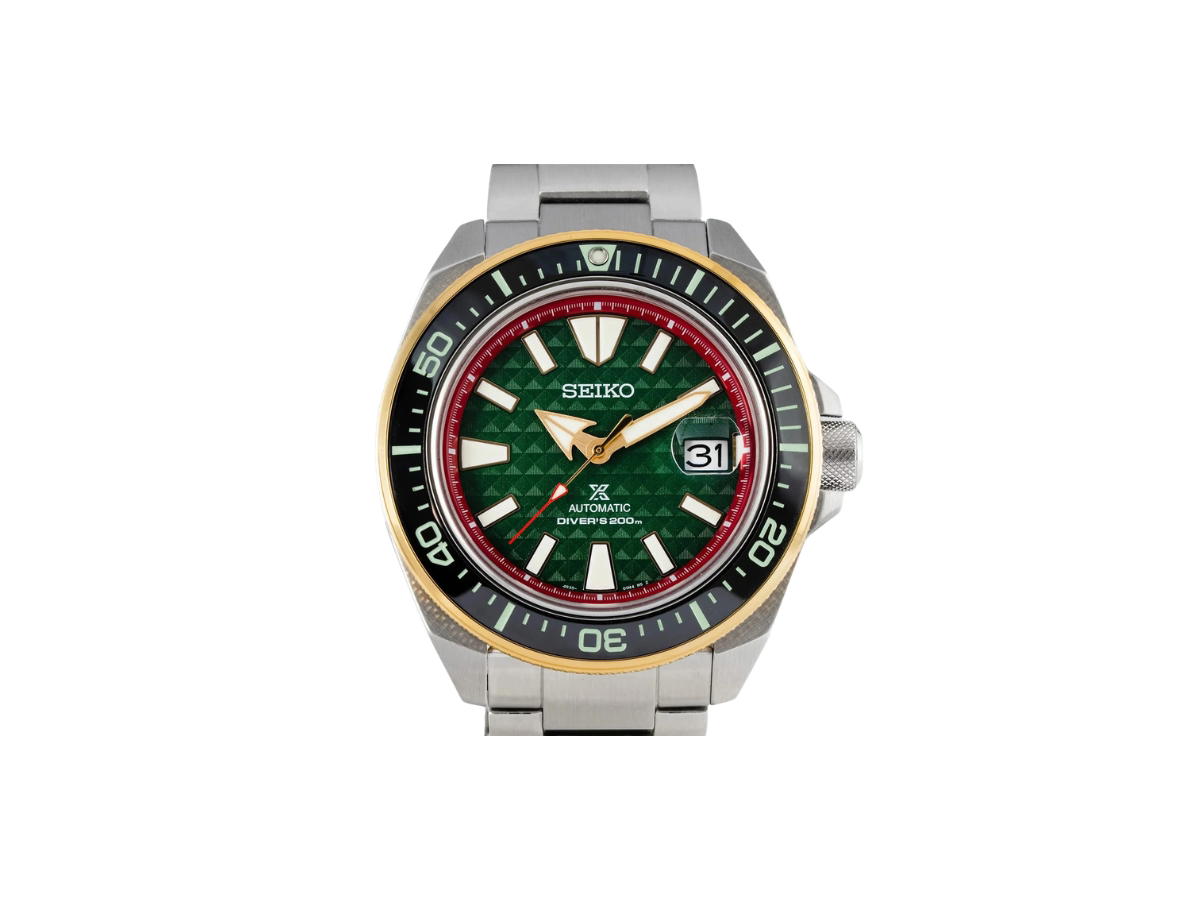 Seiko Seiko Prospex King Samurai Yak Wat Chang 30th Anniversary Green Gold Red