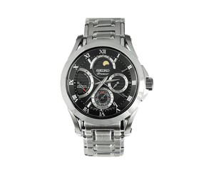 Buy Seiko Premier Kinetic Direct Drive Moon Phase SRX001P1 Black at Sasom – Authentic and Ready to Ship