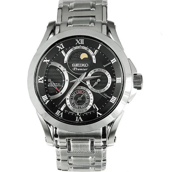 Seiko Seiko Premier Kinetic Direct Drive Moon Phase SRX001P1 Black - view 2