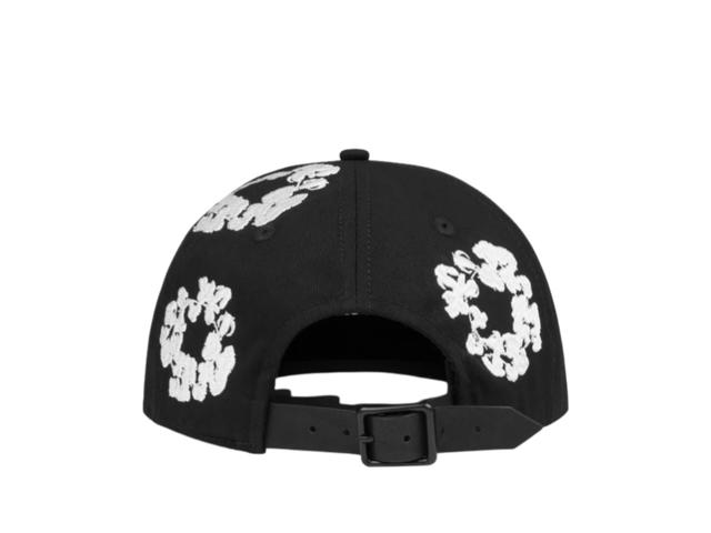 Denim Tears Denim Tears The Cotton Wreath Fitted Cap Black - view 2