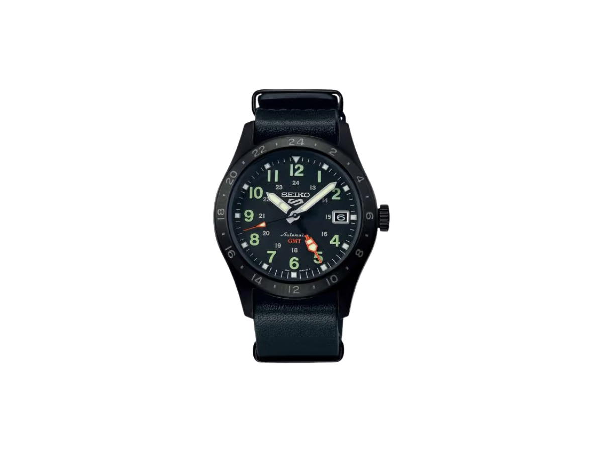 Seiko Seiko 5 Sports GMT Field Watch Model Black