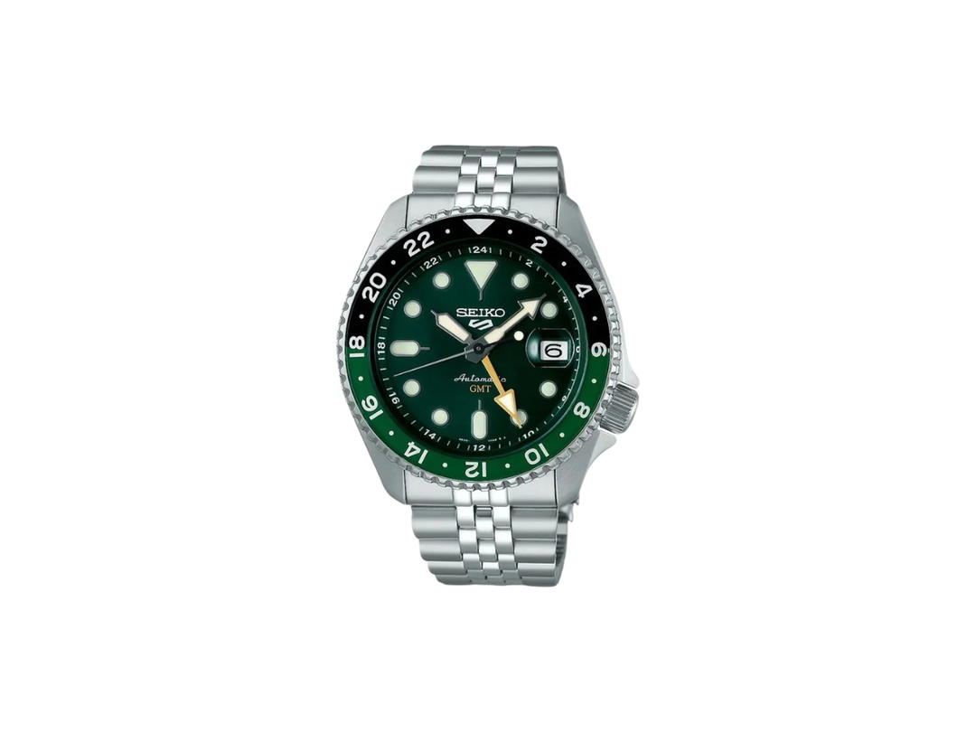 Seiko Seiko 5 Sport Sprite Automatic GMT Movement SKX Series Green Black