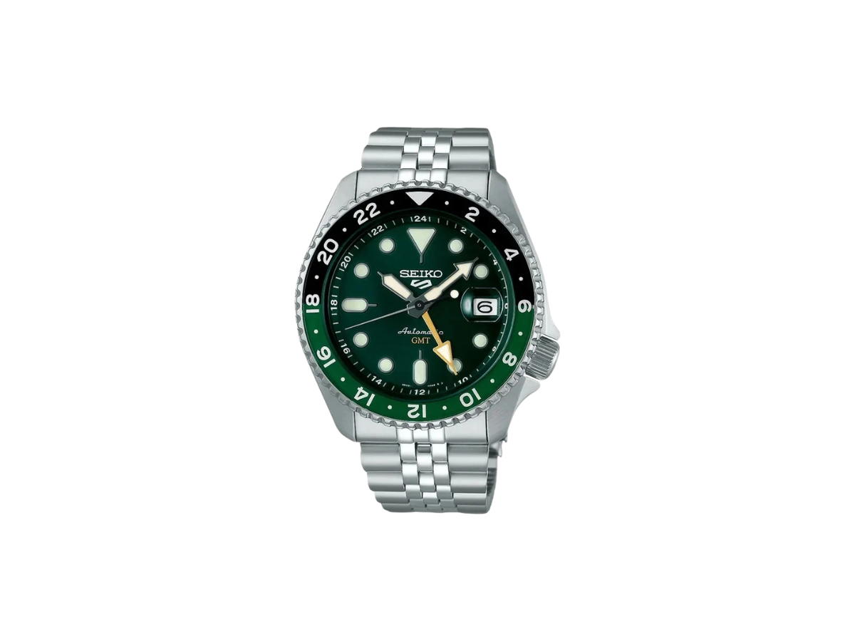 Seiko Seiko 5 Sport Sprite Automatic GMT Movement SKX Series Green Black
