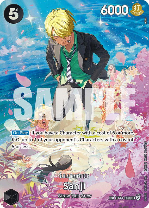 One Piece One Piece Sanji SR [ST14-003] Starter Deck "3D2Y" [SpecialAltArt] (EN)