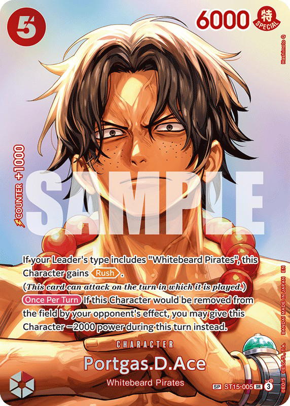 One Piece One Piece Portgas.D.Ace SP [ST15-005] THE TIME OF BATTLE (EN)