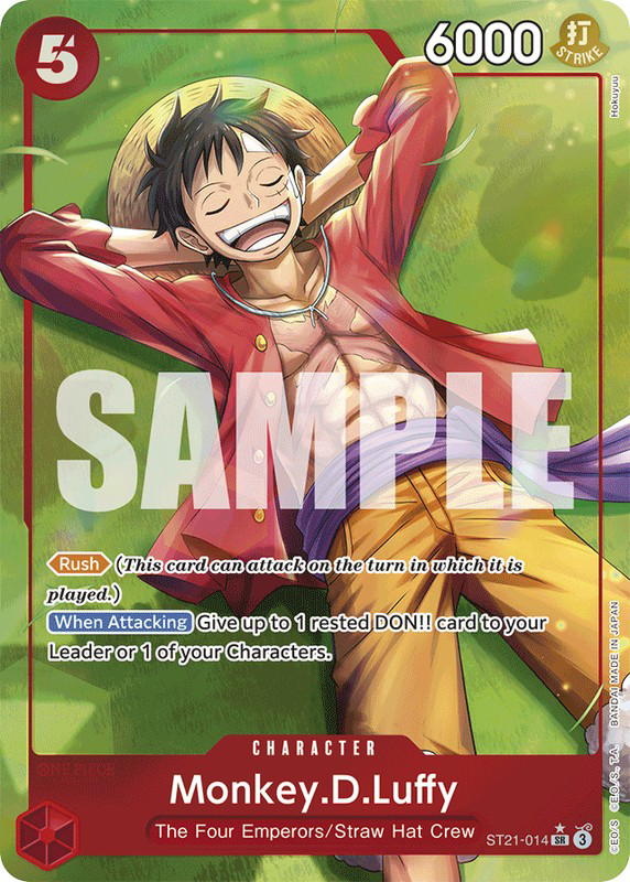 One Piece One Piece Monkey.D.Luffy SR [ST21-014] Starter Deck "EX Gear 5" [AltArt] (EN)