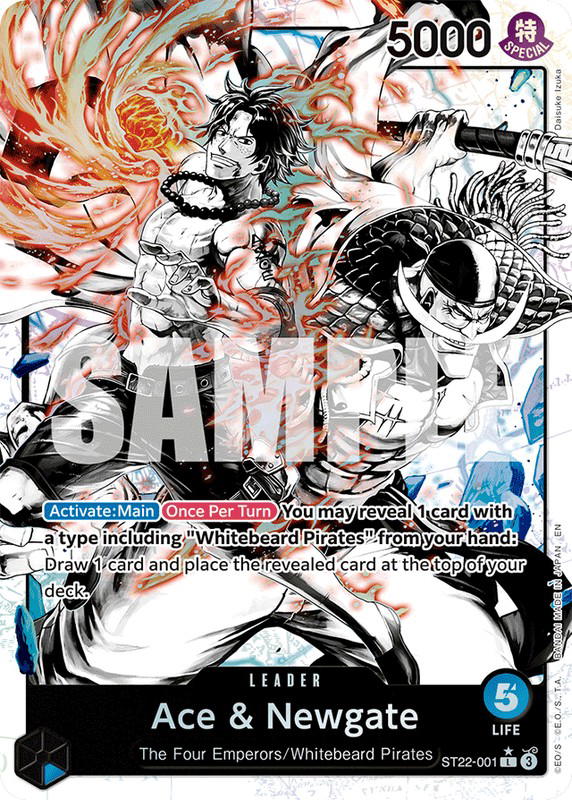 One Piece One Piece Ace & Newgate L [ST22-001] Starter Deck "Ace & Newgate" [AltArt] (EN)