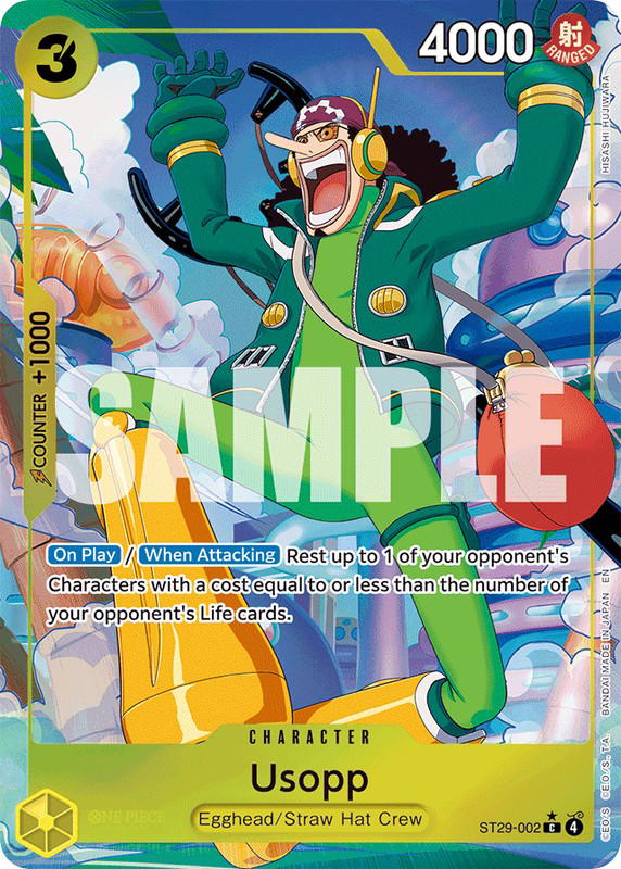 One Piece One Piece Usopp C [ST29-002] Starter Deck "Egghead" [FullArt] (EN)