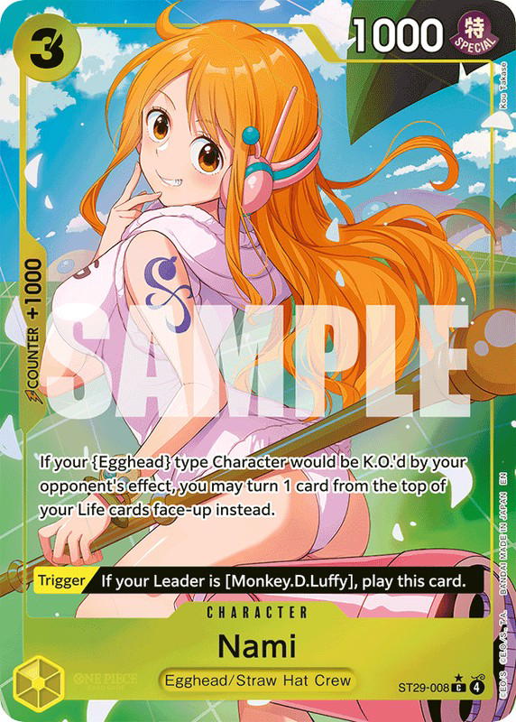 One Piece One Piece Nami C [ST29-008] Starter Deck "Egghead" [FullArt] (EN)