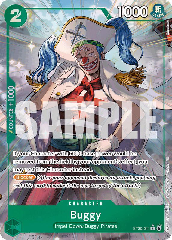 One Piece One Piece Buggy C [ST30-011] Starter Deck "Luffy & Ace" [FullArt] (EN)