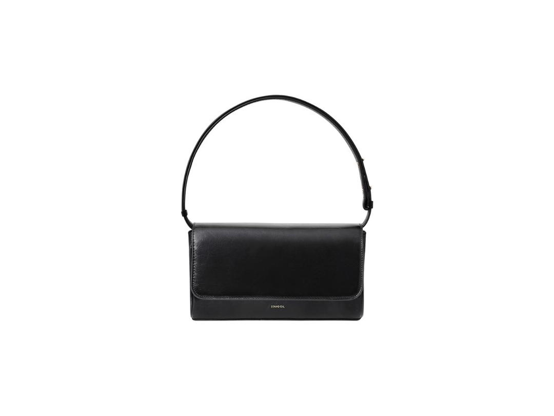 Stand Oil Stand Oil Butter Bag Classic In Vegan Leather Black
