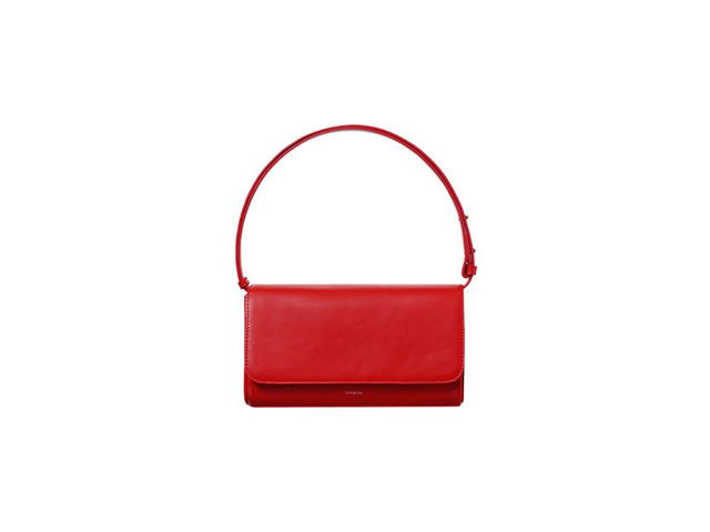Stand Oil Stand Oil Butter Bag In Vegan Leather Tomato - view 1