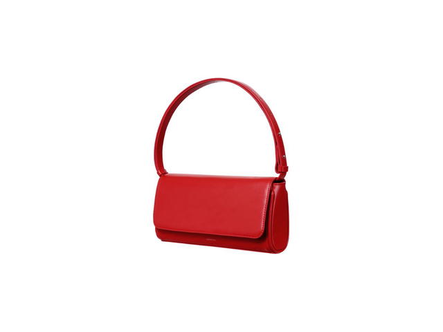 Stand Oil Stand Oil Butter Bag In Vegan Leather Tomato - view 2