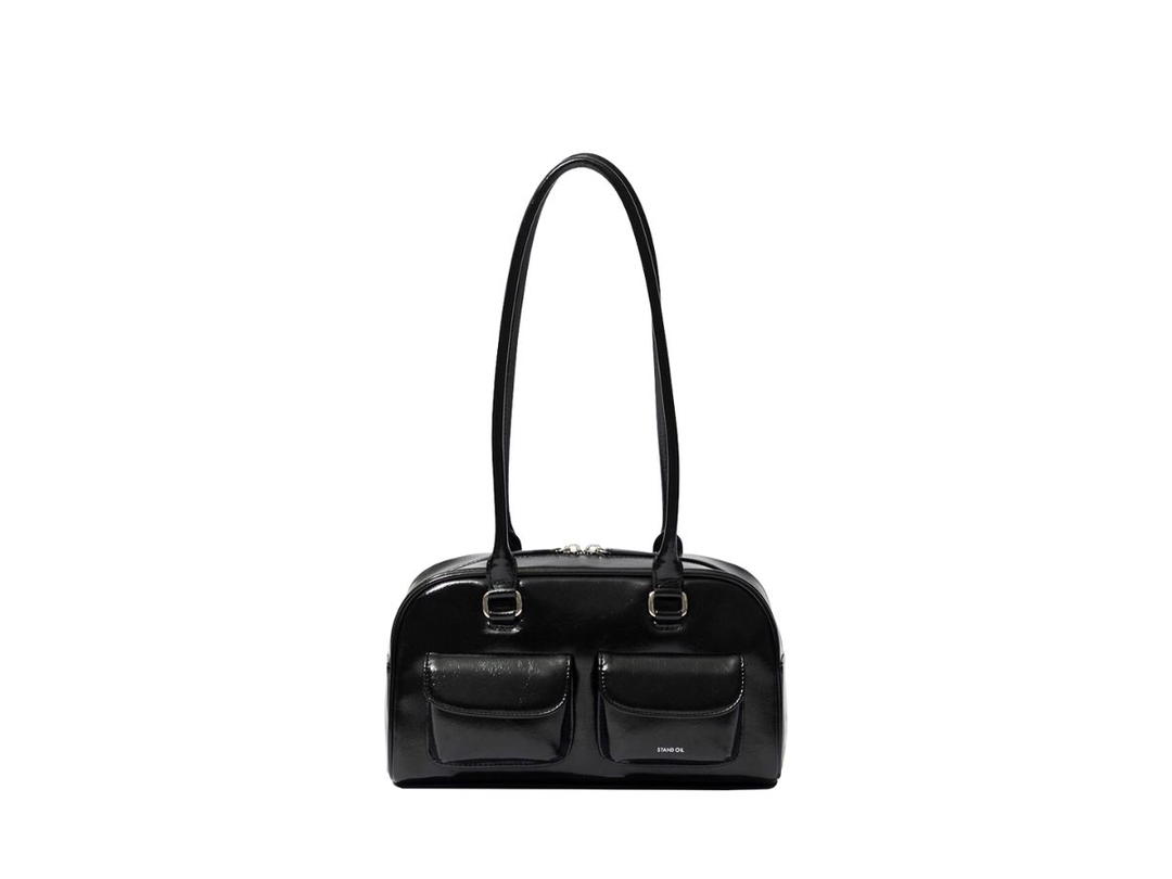 Stand Oil Stand Oil Chubby Bag In Vegan Leather Black