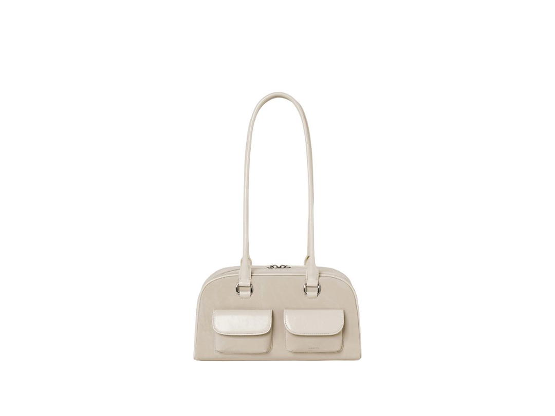 Stand Oil Stand Oil Chubby Bag In Vegan Leather Cream Combi