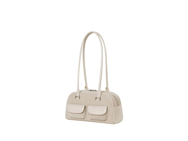 Stand Oil Stand Oil Chubby Bag In Vegan Leather Cream Combi - view 2