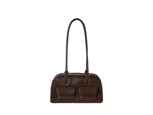 Stand Oil Stand Oil Chubby Bag In Vegan Leather Marron - view 1