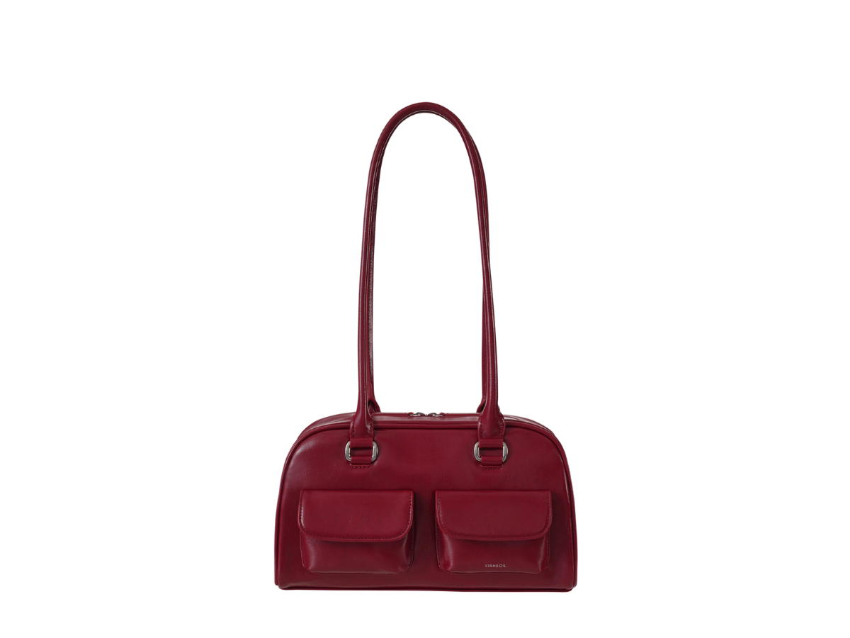 Stand Oil Stand Oil Chubby Bag In Vegan leather Red Wine