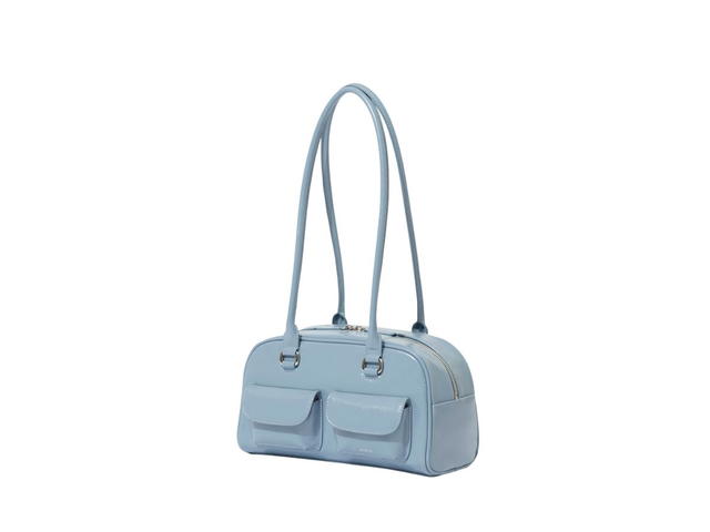 Stand Oil Stand Oil Chubby Bag In Vegan Leather Sky Blue - view 2