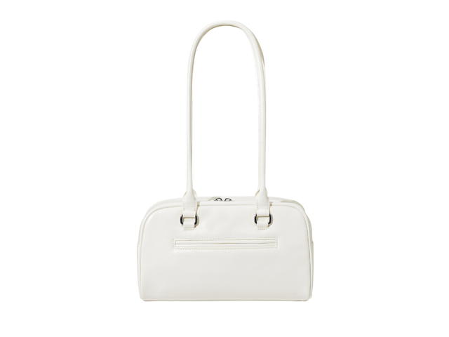 Stand Oil Stand Oil Chubby Bag In Vegan Leather With Silver Hardware White - view 3