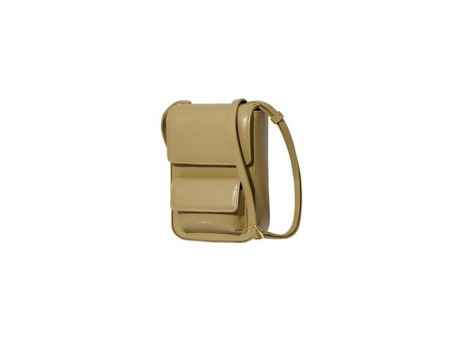 Stand Oil Stand Oil Chubby Cross Bag In Vegan Leather Mud - view 2