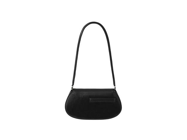 Stand Oil Stand Oil Clam Bag In Vegan Leather Black - view 3