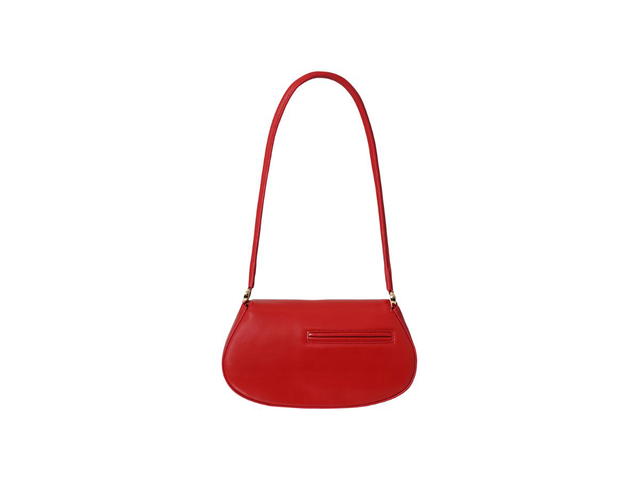 Stand Oil Stand Oil Clam Bag In Vegan Leather Tomato - view 3