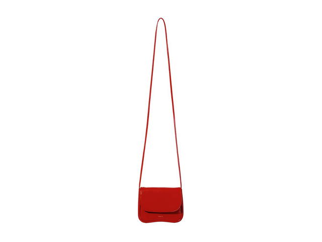 Stand Oil Stand Oil Cookie Bag In Glossy Wrinkle Material Red - view 3