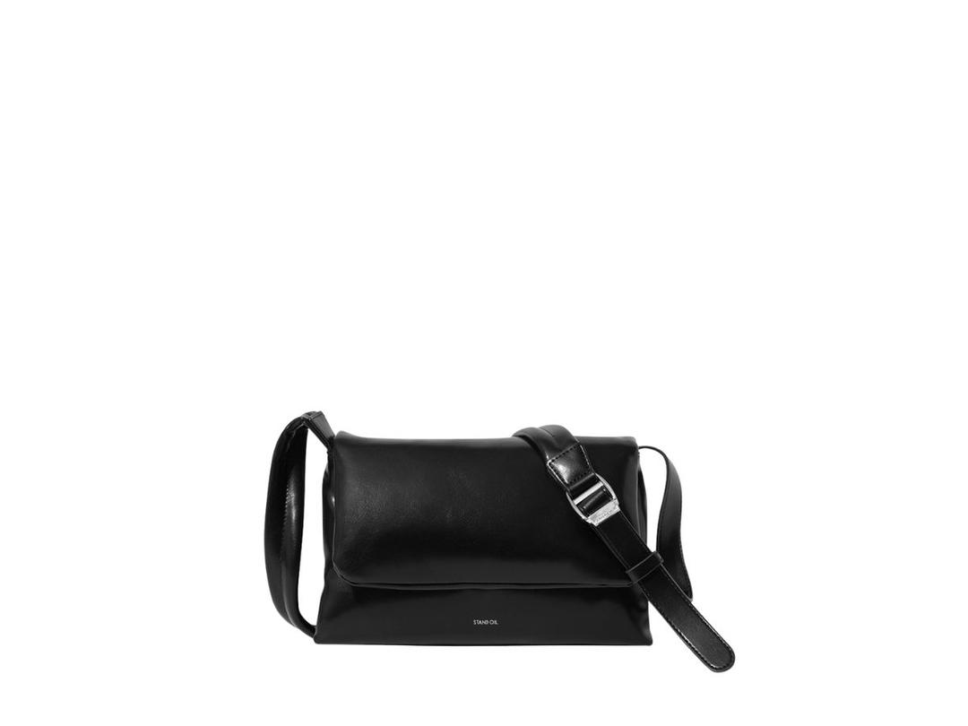 Stand Oil Stand Oil Fluffy Mini In Vegan Leather Black